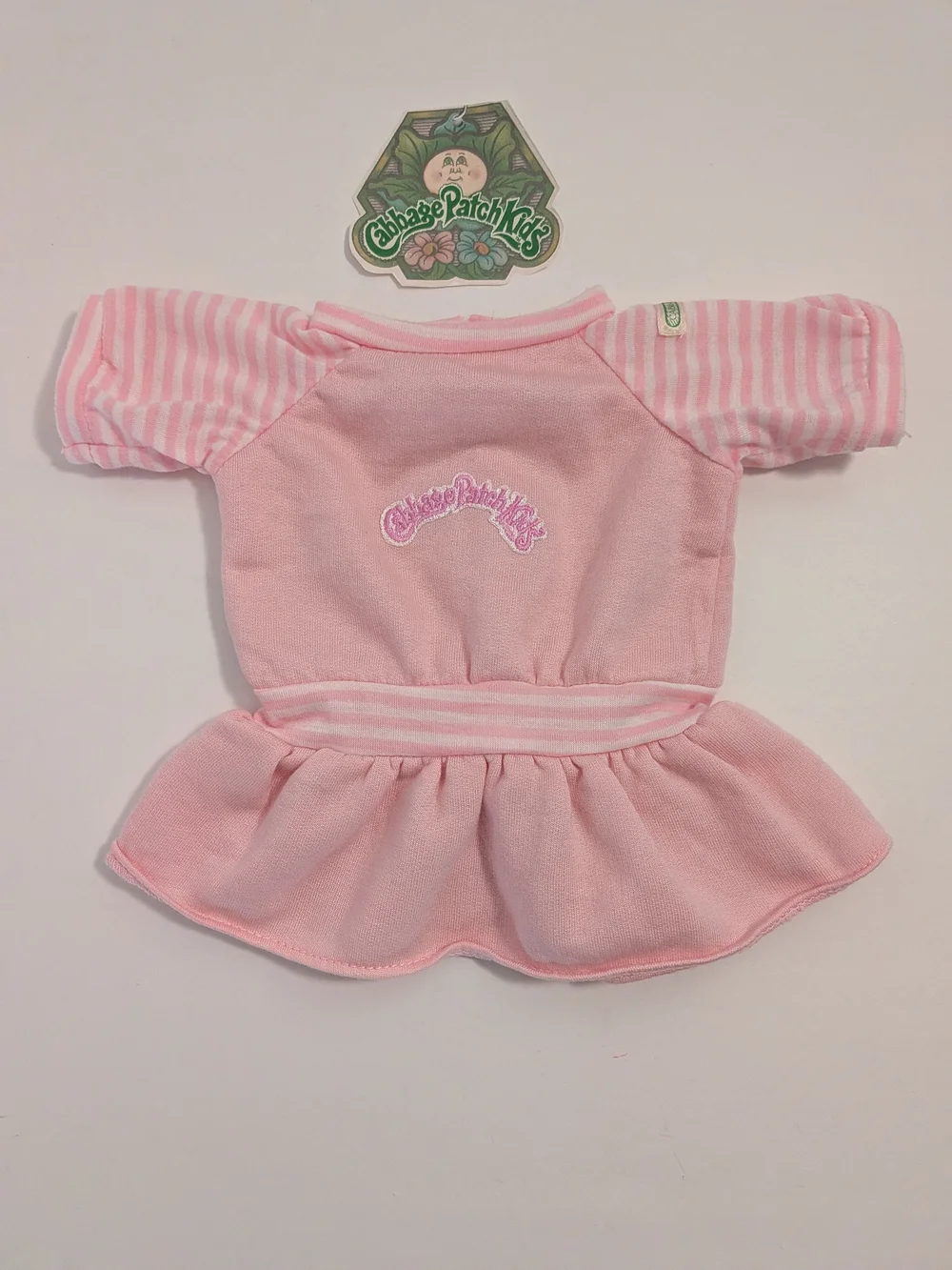 Cabbage Patch Kids Doll Clothes VHTF Pink Logo Dress 511J OK CPK